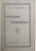 Powołanie,posłannictwo, 1922 r.