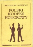 Polski Kodeks Honorowy reprint z 1939 r