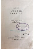 Ludwik Lambert, 1924 r.