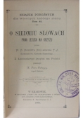 O siedmiu słowach Pana Jezusa na krzyżu, 1889r.