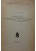 Działalność narodowej partii robotniczej na terenie województwa pomorskiego w latach 1920-1930