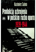 Produkcja uzbrojenia w polskim ruchu oporu 1939 - 1944