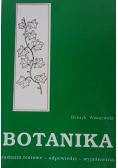Botanika. Zadania tekstowe - odpowiedzi - wyjaśnienia