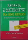 Zadania z matematyki dla szkół średnich