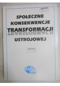 Społeczne konsekwencje transformacji ustrojowej