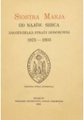 Siostra Marja od Najśw. Serca założycielka straży honorowej, 1932 r.
