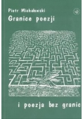 Granice poezji i poezja bez granic, autograf
