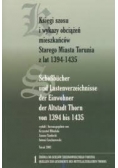 Księgi szosu w wykazy obciążeń mieszkańców Starego Miasta Torunia