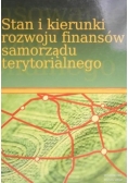 Stan i kierunki rozwoju finansów samorządu terytorialnego