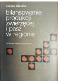 Bilansowanie produkcji zwierzęcej i pasz w regionie