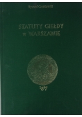 Statuty  Giełdy w Warszawie