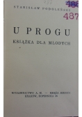 U progu książka dla młodych, 1938 r.
