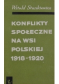 Konflikty społeczne na wsi Polskiej 1918  1920