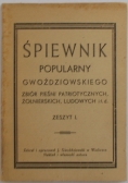 Śpiewnik popularny Gwoździowskiego, zeszyt 1