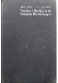 Pomiary i narzędzia do pomiarów warsztatowych 1925 r.