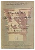 Historia architektury i nauka form architektonicznych w zarysie, tom 2, 1950 r.
