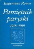 Pamiętnik paryski 1918 - 1919