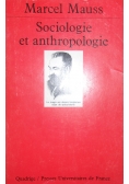 Sociologie et anthropologie