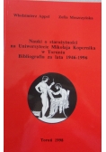 Nauki o starożytności na Uniwersytecie Mikołaja Kopernika w Toruniu. Bibliografia za lata 1946-1996