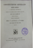 Constitutiones generales ordins minorum, 1890 r.