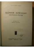 Słownik Kościelny łacińsko- Polski