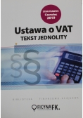 Ustawa o VAT Tekst jednolity