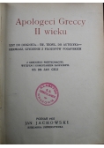 Apologeci Greccy II wieku 1935 r