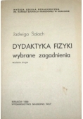 Dydaktyka fizyki. Zagadnienia wybrane