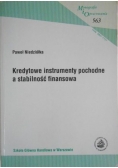 Kredytowe instrumenty pochodne a stabilność finansowa