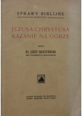 Jezusa Chrystusa kazanie na górze, 1923 r.