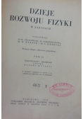 Dzieje Rozwoju Fizyki w zarysach ,Tom II,1931r.