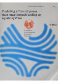 Online book Predicting effects of power plant once through cooling on aquatic systems