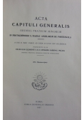 Acta Capituli Generalis