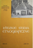 Łódzkie studia etnograficzne Tom XVI