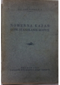 Nowenna kazań o św. Stanisławie Kostce, 1931 r.