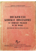 Drukowane kodeksy obyczajowe na ziemiach polskich w XIX wieku