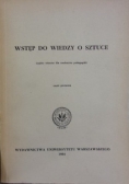 Wstęp do wiedzy o sztuce