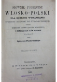Słownik podręczny włosko-polski, 1860r.