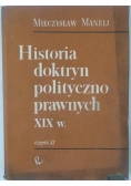 Historia doktryn polityczno - prawnych XIX w.