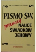Pismo Św przeczy nauce świadków Jehowy