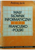 Mały słownik informatyczny francusko polski