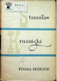 Krusiński Pisma zebrane