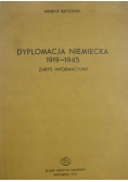Dyplomacja Niemiecka 1919-1945