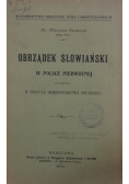 Obrządek słowiański w Polsce pierwotnej, 1904r.