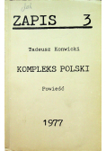 Kompleks Polski powieść