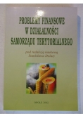 Problemy finansowe w działalności samorządu terytorialnego