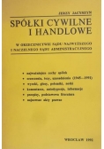 Spółki cywilne i handlowe