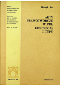 Akty prawotwórcze w PRL koncepcja i typy Nr 213
