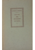 Augustinus. Die Hochzeit zu Kana aus den Predigten über das Evangelium nach Johannes, 1941r.