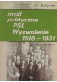 Myśl polityczna PSL Wyzwolenie 1918 1931